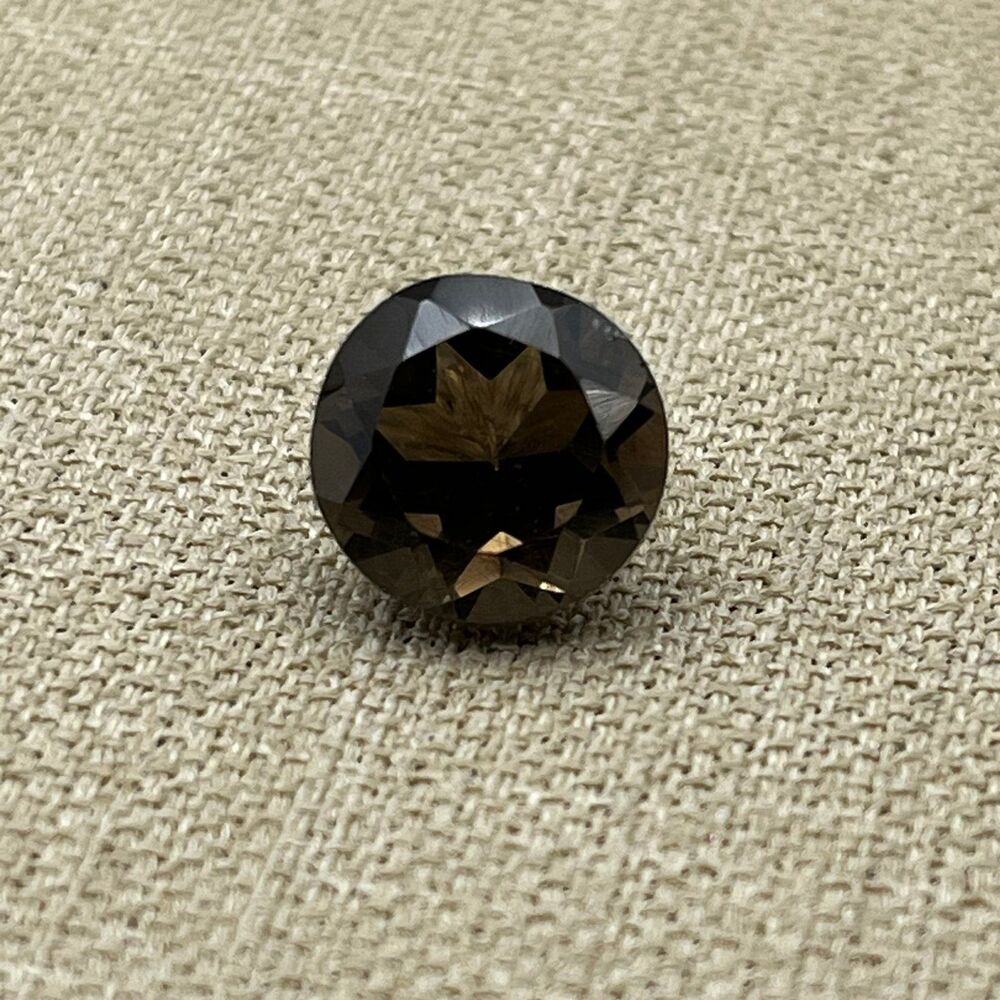 Large round Smokey topaz loose gemstone